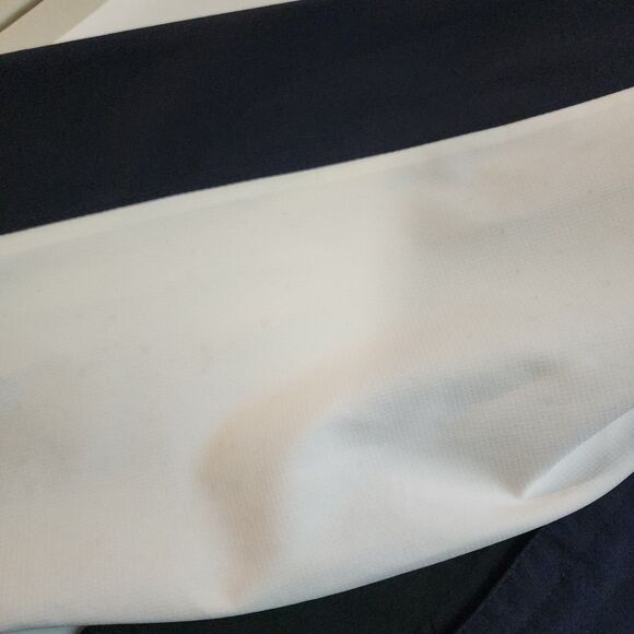 FootJoy Jacket Mens Medium Blue White Full Zip DryJoy Windbreaker Golf - Picture 10 of 14